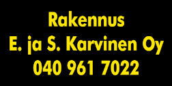 Rakennus E. ja S. Karvinen Oy logo